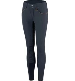 Horze Kids Aubrey Breeches Full Grip 9 Horze Kids Aubrey Breeches Full Grip -Equestrian Clothing kids aubrey breeches FS dark navy front 36084 VDB horze 47097.1653250441