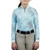 Kids Kastel Denmark Beauty Shirt Long Sleeve 1 Kids Kastel Denmark Beauty Shirt Long Sleeve -Equestrian Clothing kids beauty LS blue front KLSLBH kastel 86603.1649970353