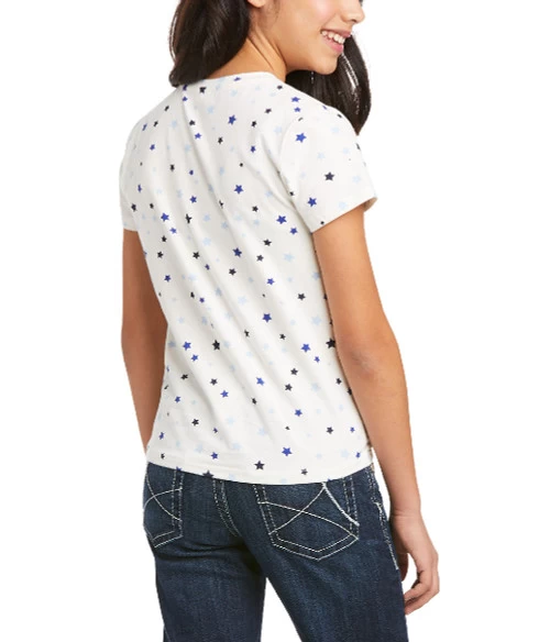 Ariat Girls Bespangled Tee 4 Ariat Girls Bespangled Tee - Image 2