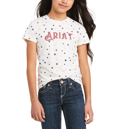 Ariat Girls Bespangled Tee 5 Ariat Girls Bespangled Tee - Image 3