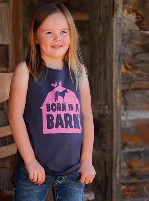 Girls Cruel Denim Born In A Barn Tank 4 Girls Cruel Denim Born In A Barn Tank - Image 2