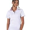 Kids Aubrion Equestrian Show Shirt Short Sleeve -Equestrian Clothing kids eq style show shirt SS moonstar 89736 aubrion 43205.1683919619