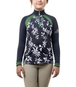 Kids Kastel Denmark Floral Shirt Raglan Sleeve