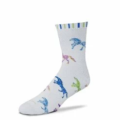 Kids Horse Prints Crew Socks -Equestrian Clothing kids gala horse socks 70101C gt reid 46352.1630874094