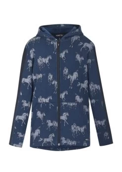 Kids Kerrits Horse Sense Fleece Hoodie -Equestrian Clothing kids horse sense hoodie adm.hors front 60277 PRINT kerrits 03867.1663453996