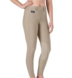 Irideon Kids Issential Riding Tights -Equestrian Clothing kids issential tight kp tan 30 3100 GH irideon 80325.1655837066