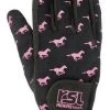 Kids RSL By USG Norway Summer Gloves 2 Kids RSL By USG Norway Summer Gloves -Equestrian Clothing kids norway summer glove black pink RSL USG 02294.1685642929