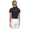 Kids Cavalleria Toscana Team Raceway Polo -Equestrian Clothing kids raceway training ss navy back POA081 CO046 7901 cavalleria toscana 38231.1660257216