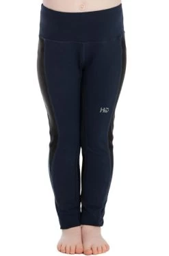 Horseware Ireland Horseware Kids Riding Tights -Equestrian Clothing kids riding tights navy front CLHKTS BDAR horseware 07444.1656275989