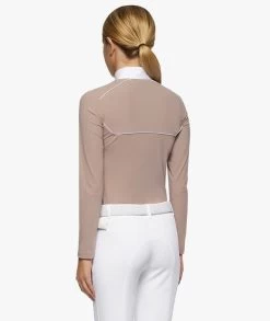 Cavalleria Toscana Girls Team Daytona Polo Long Sleeve 8 Cavalleria Toscana Girls Team Daytona Polo Long Sleeve -Equestrian Clothing kids team daytona polo ls blush back POA082 JE022 1A00 cavalleria toscana 11891.1661569411