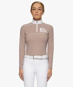 Cavalleria Toscana Girls Team Daytona Polo Long Sleeve 9 Cavalleria Toscana Girls Team Daytona Polo Long Sleeve -Equestrian Clothing kids team daytona polo ls blush front POA082 JE022 1A00 cavalleria toscana 12457.1661569399