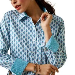 Ariat Kirby Stretch Shirt 35 Ariat Kirby Stretch Shirt -Equestrian Clothing kirby print ls daydream detail 10043474 ariat 15713.1674771393
