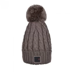 Kingsland KL Moriah Cable Knit Hat -Equestrian Clothing klmoriah knit hat brown 213 HC 943 kingsland 19065.1650409878