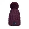 Kingsland KL Moriah Cable Knit Hat -Equestrian Clothing klmoriah knit hat red 213 HC 943 kingsland 00505.1670260172