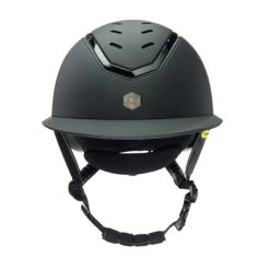Charles Owen Kylo EQx Wide Peak MIPS -Equestrian Clothing kylo eqx helmet wide black MIPS front CO 33529.1687284967