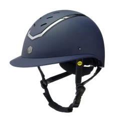 Charles Owen Kylo EQx Wide Peak MIPS -Equestrian Clothing kylo eqx helmet wide navy MIPS side CO 11207.1687284946