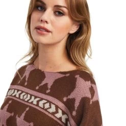 Ariat Lawless Sweater -Equestrian Clothing lawless sweater fonfudge detail 10041674 ariat 85439.1661283154