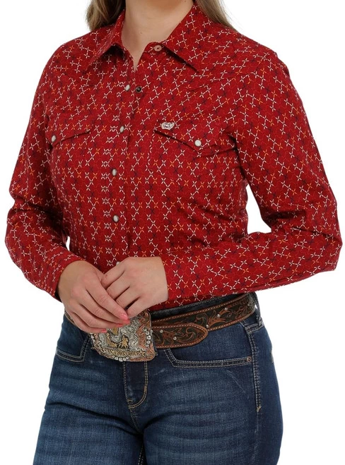 Cinch Ladies Print Snap Shirt 3 Cinch Ladies Print Snap Shirt