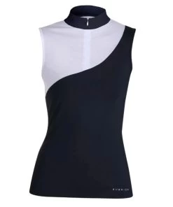 Aubrion Luton Show Shirt Sleeveless 7 Aubrion Luton Show Shirt Sleeveless -Equestrian Clothing luton show shirt white navy front edit 9033 aubrion 06350.1683587803