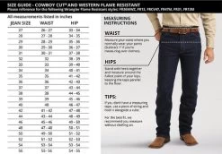 Men's Wrangler Cowboy Cut Original Fit Jeans 13 Men's Wrangler Cowboy Cut Original Fit Jeans -Equestrian Clothing m bottoms CowboyCutFR sizechart 84350.1658437738