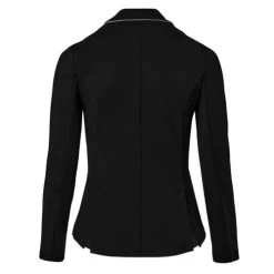 Horze Martina Show Coat With Piping -Equestrian Clothing martina show coat piping black back 33620 BL WH horze 23276.1653514352