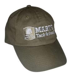 Mary's Tack & Feed Ball Cap -Equestrian Clothing marys ball cap employee olive MTF 20880.1660239887