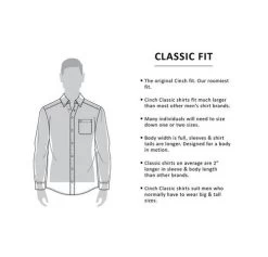 Men's Cinch Light Blue Geo Print Shirt -Equestrian Clothing men classic fit size chart cinch 45620.1683163158