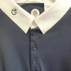 Men's Cavalleria Toscana Pique Competition Polo -Equestrian Clothing men competition polo navy detail pou149 pa009 CT 32849.1622760644