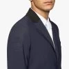 Men's Cavalleria Toscana GP Perforated Jacket -Equestrian Clothing men gp perforated jacket navy detail GGU024 JF115 7E00 cavalleria toscana 97105.1659810459