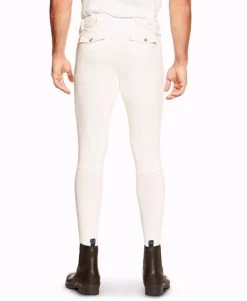 Men's Ariat Olympia Breeches Knee Patch 7 Men's Ariat Olympia Breeches Knee Patch -Equestrian Clothing men olympia kp breech white back 10012383 ariat 01946.1670378773