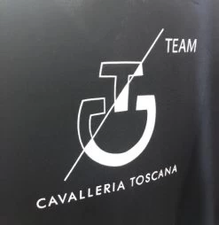 Cavalleria Toscana Men's CT Team Short Sleeve Polo 10 Cavalleria Toscana Men's CT Team Short Sleeve Polo -Equestrian Clothing mens CT team polo SS navy back POU237 CT 69216.1624999509