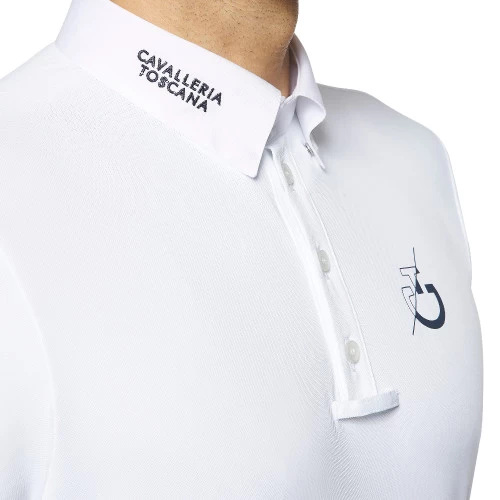 Cavalleria Toscana Men's CT Team Short Sleeve Polo 7 Cavalleria Toscana Men's CT Team Short Sleeve Polo - Image 5