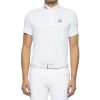 Cavalleria Toscana Men's CT Team Short Sleeve Polo 1 Cavalleria Toscana Men's CT Team Short Sleeve Polo -Equestrian Clothing mens CT team polo SS white front POU237 PA048 0001 cavalleria 69800.1624996146