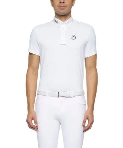 Cavalleria Toscana Men's CT Team Short Sleeve Polo