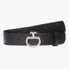 Cavalleria Toscana Men's Elastic Belt CT Clasp 2 Cavalleria Toscana Men's Elastic Belt CT Clasp -Equestrian Clothing mens belt elastic black CIN043 EL007 9999 CT 28175.1654118191