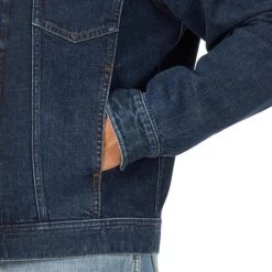 Men's Wrangler Corduroy Yoke Denim Jacket