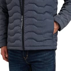 Men's Ariat Ideal Down Jacket -Equestrian Clothing mens ideal down jacket charcoal pocket detail 10041243 ariat 84324.1663958125