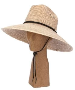 Men's Dorfman Overcast Lifeguard Hat -Equestrian Clothing mens overcast palm hat natural form MS461OS NATURAL dorfman 34259.1691271592