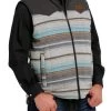 Cinch Men's Reversible Insulated Vest -Equestrian Clothing mens reversible vest multi side MWV1576001 cinch 1 43365.1663191146