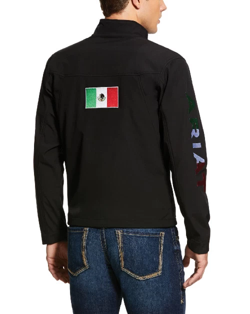 Men's Ariat Team Softshell Mexico Jacket 5 Men's Ariat Team Softshell Mexico Jacket - Image 3