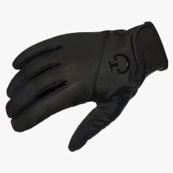 Cavalleria Toscana Mesh Grip Gloves -Equestrian Clothing mesh grip gloves black top GUCT12 PL058 9999 CT 66177.1678575115