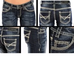 Rock & Roll Mid Rise Riding Jean