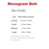 LeMieux Monogram Belt -Equestrian Clothing monogram belt size guide lemieux 68382.1679788681