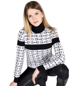 Vestrum Montagna Turtleneck Sweater -Equestrian Clothing montagna turtleneck sweater black white vestrum 61219.1667604789