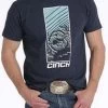 Cinch Crew Tee 2 Cinch Crew Tee -Equestrian Clothing mtt1690297 cinch crew tee navy front 89531.1541563390