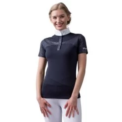 Kingsland Oceana Show Shirt -Equestrian Clothing oceana show shirt ss navy front 2210222325 6020 kingsland 25692.1651777258