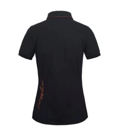 Kingsland KL Olena Piqué Polo -Equestrian Clothing olena polo ss navy back 2210202317 6020 kingsland 49550.1688781974