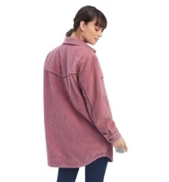 Ariat On The Run Shacket -Equestrian Clothing on the run shacket rose back 10041662 ariat 68343.1661811515