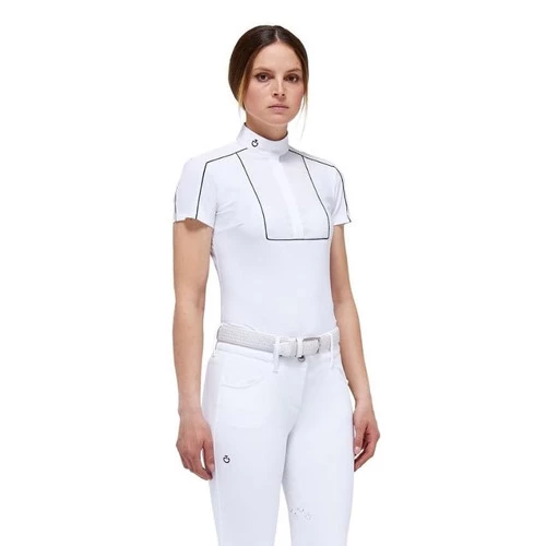 Cavalleria Toscana Outline Piping Shirt Short Sleeve 4 Cavalleria Toscana Outline Piping Shirt Short Sleeve - Image 2