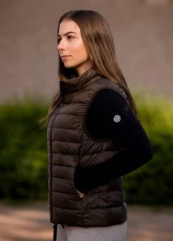 TKEQ EZ Packable Down Vest -Equestrian Clothing packable down vest liberty side TKEQ 51742.1662848132